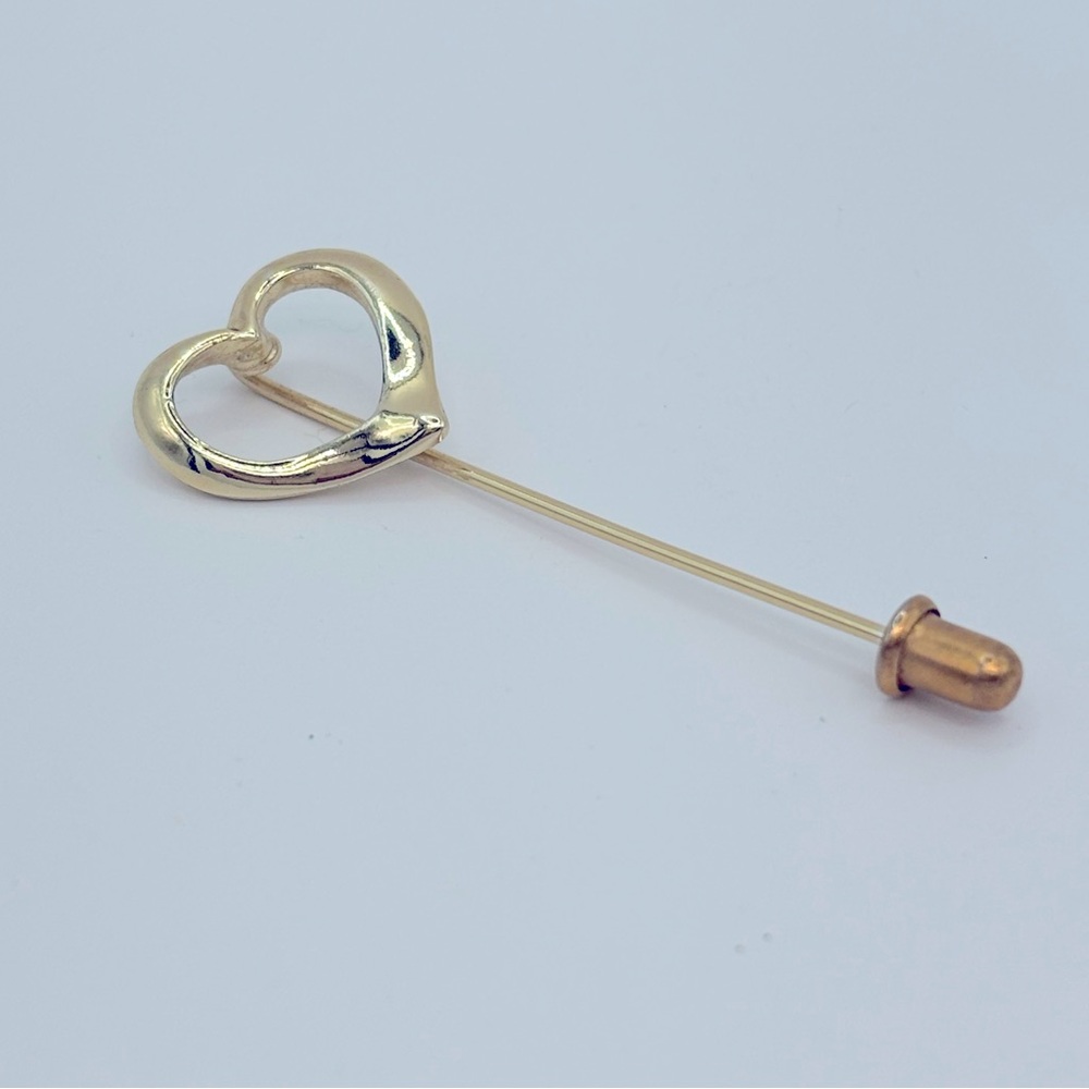 Gold Heart Stick Pin